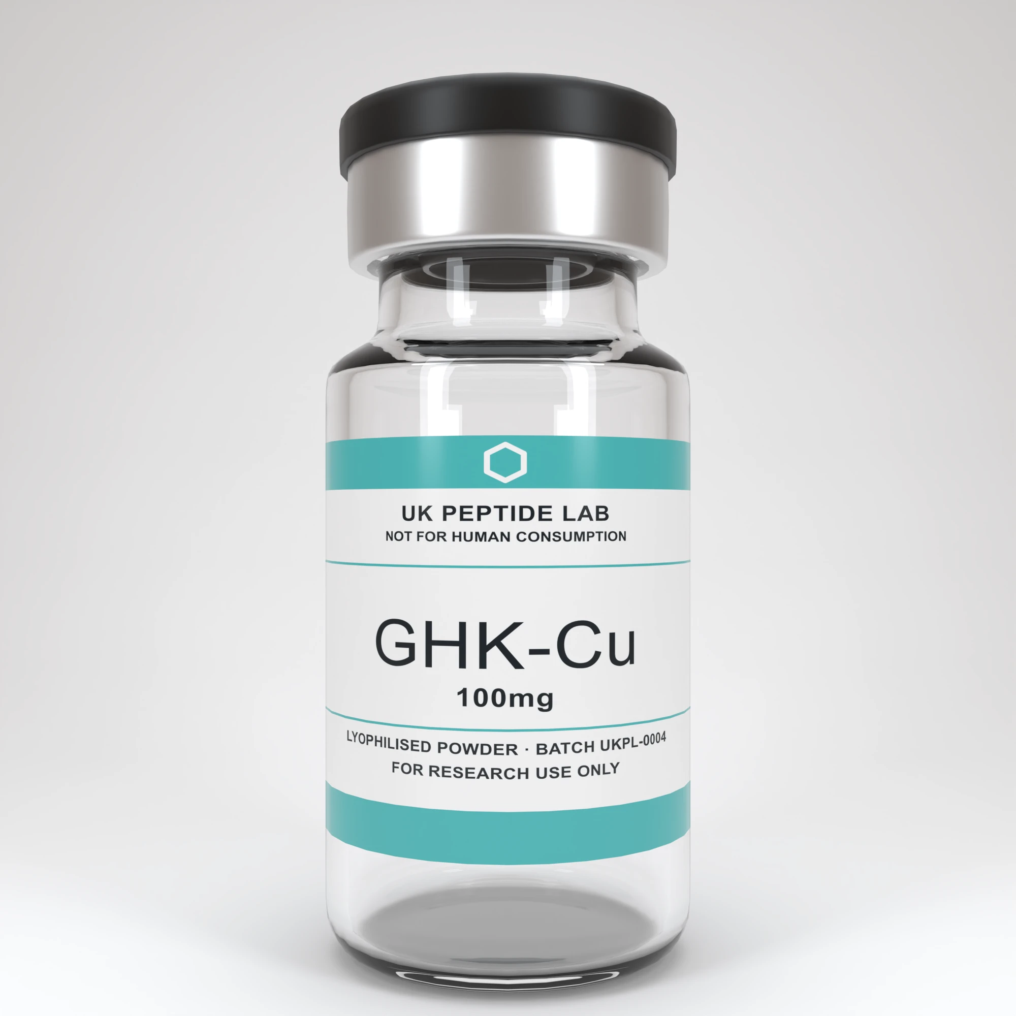 GHK-Cu 100mg research peptide lyophilised powder