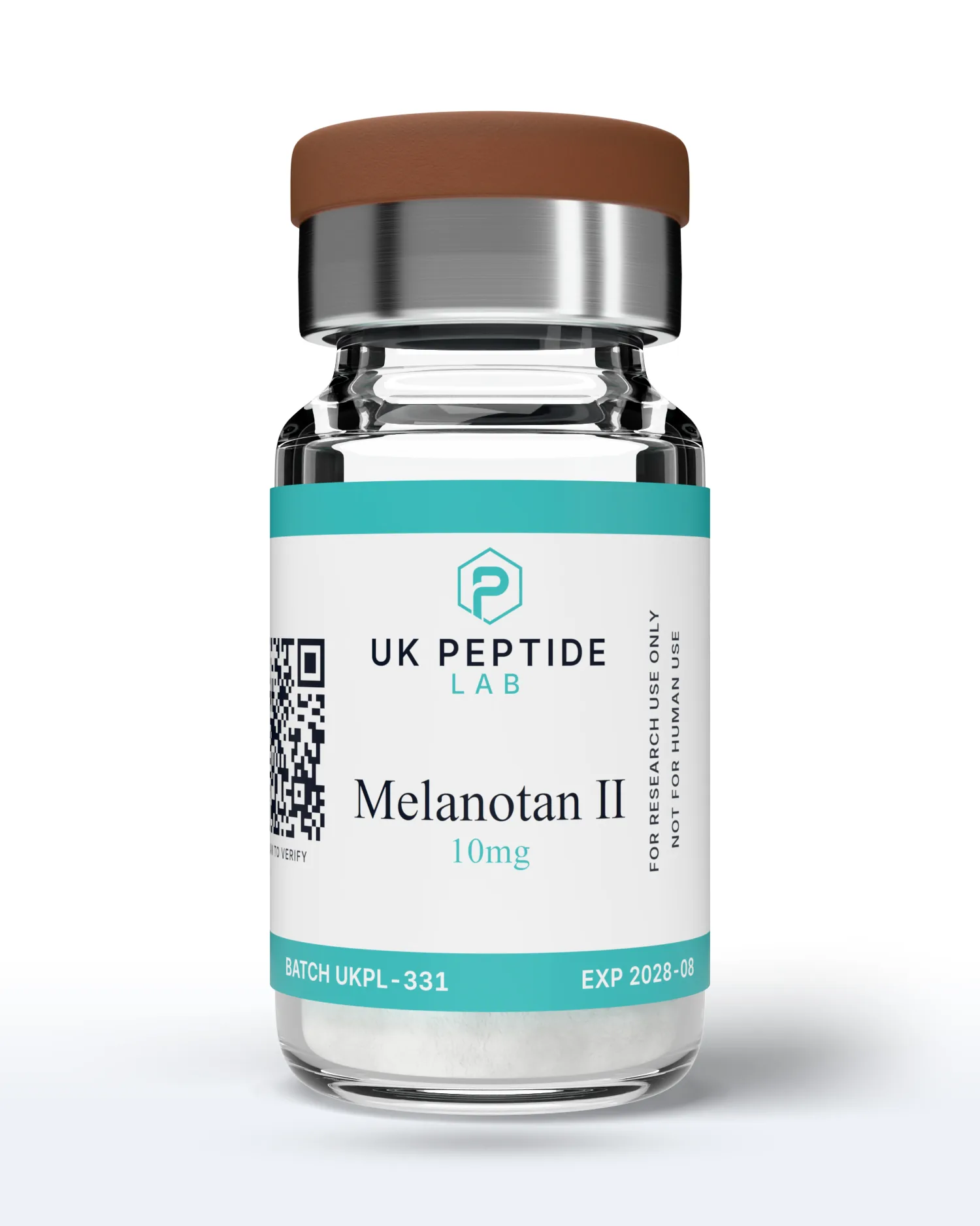 Melanotan II 10mg research peptide lyophilised powder
