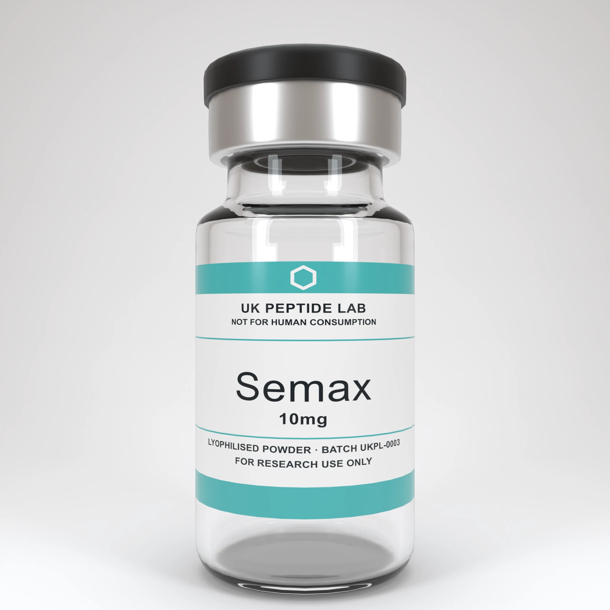 Semax 10mg research peptide lyophilised powder